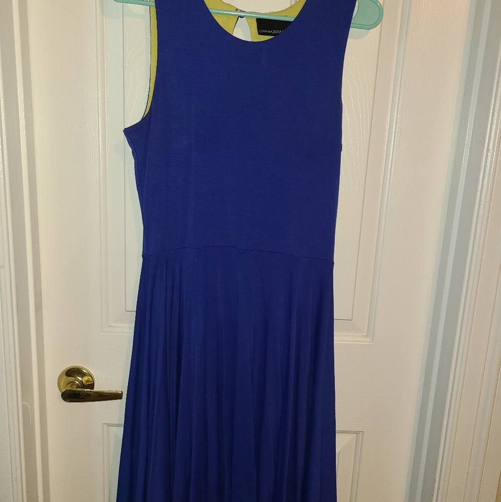 Cynthia Rowley size medium blue with yellow lining